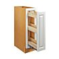 Vintage White Inset 9" Base Spice Drawer Cabinet - RTA thumbnail
