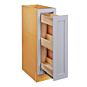 Dark Blue Inset Shaker 12" Base Spice Drawer Cabinet - RTA thumbnail