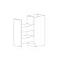 Off White Flat Panel 6" Spice Rack Cabinet - Assembled thumbnail