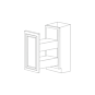 Romona Modern Gray 9" Base Spice Drawer Cabinet - RTA thumbnail