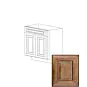 Catalina Coffee Square 36" Sink Base Vanity - RTA thumbnail