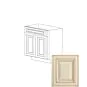 Ivory Antique White 36" Sink Base Vanity - RTA thumbnail
