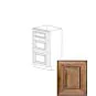 Catalina Coffee Square 15" Vanity - 3 Drawers - RTA thumbnail