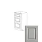 Anaheim Grey 15" Three Drawer Vanity Cabinet - RTA thumbnail