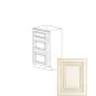 Arcadia Antique White 15" Three Drawer Base Cabinet - RTA thumbnail