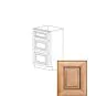 Orlando Ginger Square 18" Vanity - 3 Drawers - RTA thumbnail