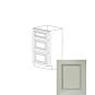 Romona Modern Gray 18" Three Drawer Vanity Cabinet - Assembled thumbnail