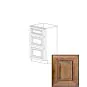 Catalina Coffee Square 21" Vanity - 3 Drawers - RTA thumbnail