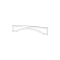 Hudson Pecan Rope 60" Valance Raised Panel thumbnail