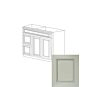 Romona Modern Gray 36" Vanity Cabinet with Drawers on Left - Assembled thumbnail