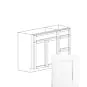 Aspen White Shaker 36" Sink Base Vanity With 3 Drawers On Right - RTA thumbnail