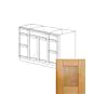 Georgia Honey Shaker 48" Sink Base Vanity With Two Side Drawers - RTA thumbnail
