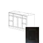 Midnight Java Shaker 48" Sink Base Vanity With Two Side Drawers - RTA thumbnail