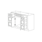 Anaheim Grey 48" Vanity Cabinet with Drawers - RTA thumbnail