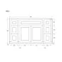 Snow White Inset Shaker 48" Vanity Cabinet - RTA thumbnail