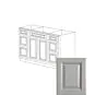 Anaheim Grey 60" Vanity Cabinet with Drawers - RTA thumbnail