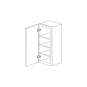 Lexington Grey Shaker 9x42 Wall Cabinet - Assembled thumbnail