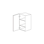 Jersey White Shaker 12x30 Wall Cabinet - RTA thumbnail