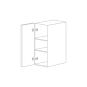 Off White Flat Panel 12x30 Wall Cabinet - RTA thumbnail