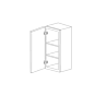 Lexington Grey Shaker 12x36 Wall Cabinet - RTA thumbnail