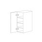 Off White Flat Panel 12x36 Wall Cabinet - RTA thumbnail