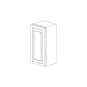 Charcoal Gray Flat Panel 12x42 Wall Cabinet - Assembled thumbnail