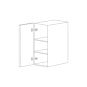 Charcoal Gray Flat Panel 15x30 Wall Cabinet - Assembled thumbnail