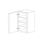 Lexington Espresso Shaker 15x36 Wall Cabinet - RTA thumbnail