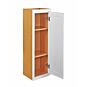 Snow White Inset Shaker 15x39 Wall Cabinet - RTA thumbnail