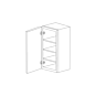 Lexington Espresso Shaker 15x42 Wall Cabinet - Assembled thumbnail