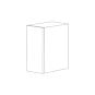 Charcoal Gray Flat Panel 18x30 Wall Cabinet - Assembled thumbnail