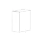 Matte black 18x30 Wall Cabinet - Assembled thumbnail