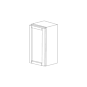 Chic Charcoal Flat Panel 18x42 Wall Cabinet - Assembled thumbnail