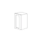 Jersey White Shaker 18x42 Wall Cabinet - RTA thumbnail