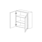 Lexington Espresso Shaker 24x30 Wall Cabinet - RTA thumbnail