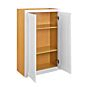 Snow White Inset Shaker 24x39 Wall Cabinet - RTA thumbnail