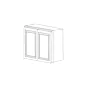 Driftwood Grey 24x42 Wall Cabinet - RTA thumbnail