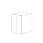 Piano Paint White Gloss 24x42 Wall Cabinet - Assembled thumbnail