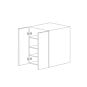Pure White Flat Panel 24x42 Wall Cabinet - Assembled thumbnail