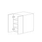 Charcoal Gray Flat Panel 27x36 Wall Cabinet - RTA thumbnail