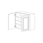 Romona Modern Gray 27x42 Wall Cabinet - Assembled thumbnail