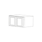 Romona Modern Gray 30x12x12 Wall Cabinet - Assembled thumbnail