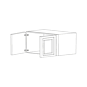 Romona Modern Gray 30x12x12 Wall Cabinet - Assembled thumbnail