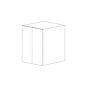 Piano Paint White Gloss 30x30 Wall Cabinet - Assembled thumbnail