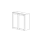 Fresno Grey Shaker 30x30 Wall Cabinet - RTA thumbnail