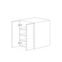 Fresno Grey Shaker 30x36 Wall Cabinet - Assembled thumbnail