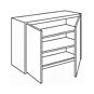 Irvine White Shaker 24x30 Wall Cabinet - Assembled thumbnail