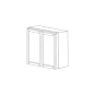 Lexington Grey Shaker 33x30 Wall Cabinet - RTA thumbnail