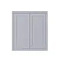 Dark Blue Inset Shaker 33x30 Wall Cabinet - RTA thumbnail