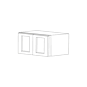 Lexington Grey Shaker 36x12x24 Wall Cabinet - RTA thumbnail
